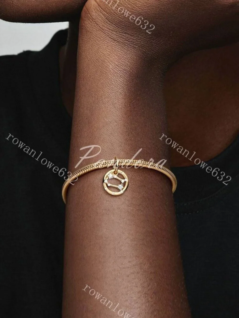 Pandora Gemini Zodiac Dangle Charm